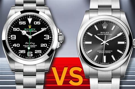 rolex oyster perpetual 39 vs air king|price of Rolex Air-King.